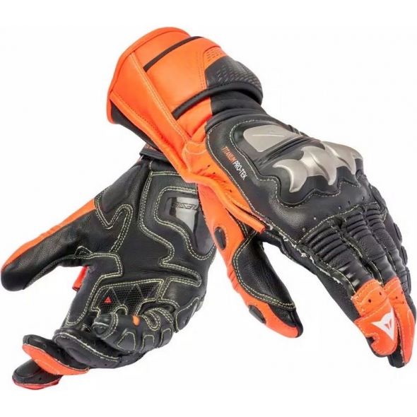 Dainese wear Dainese FULL METAL 7 GLOVES, BLACK/RED-FLUO | 2018100014-628 | dai_2018100014-628_XS | euronetbike-net