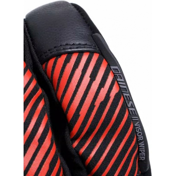 Dainese wear Dainese FULMINE D-DRY GLOVES, BLACK/BLACK/RED | 2018100009-684 | dai_2018100009-684_XS | euronetbike-net