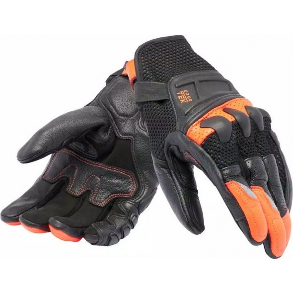 Dainese wear Dainese X-RIDE 2 ERGO-TEK GLOVES, BLACK/RED-FLUO | 2018100015-628 | dai_2018100015-628_XL | euronetbike-net