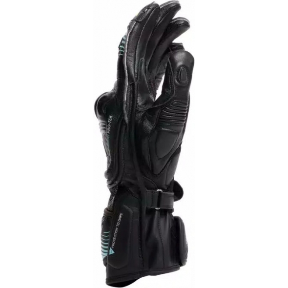 Dainese wear Dainese FIERO METAL GLOVES, BLACK/WATER/YELLOW FLUO | 2018100025-68O | dai_2018100025-68O_L | euronetbike-net