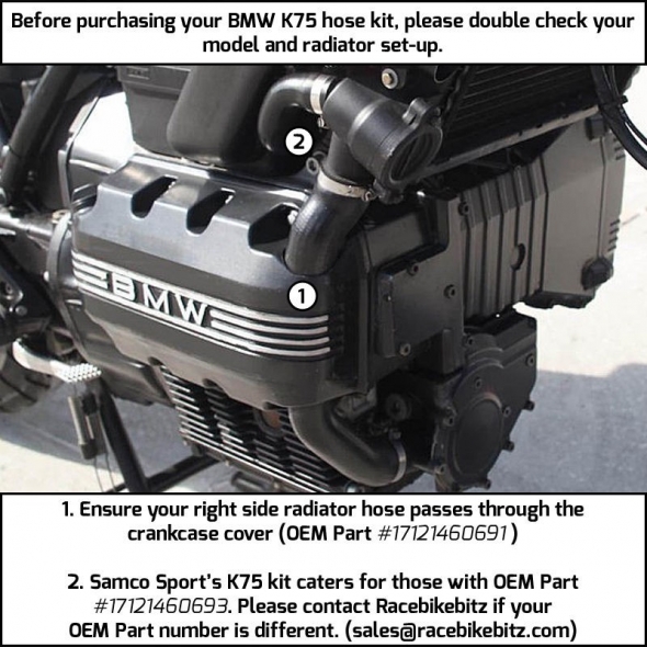 SAMCO SPORT Samco Sport BMW K 75 (Selected Models) 1985 - 1996 5 Piece Samco Sport Silicone Radiator Coolant Hose Kit | BMW-7-BK | samco_BMW-7-BK | euronetbike-net SAMCO SPORT Samco Sport BMW K 75 (Selected Models) 1985 - 1996 5 Piece Samco Sport Silicone Radiator Coolant Hose Kit | BMW-7-BK | samco_BMW-7-BK | euronetbike-net
