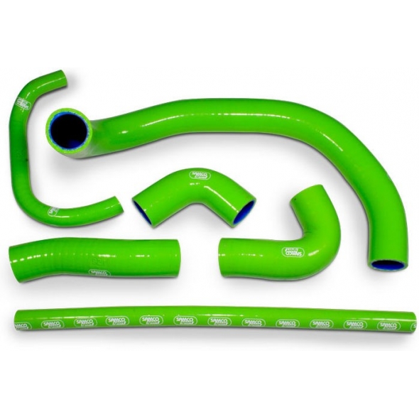SAMCO SPORT Samco Sport Kawasaki ZX 9R Ninja 1994 - 1997 6 Piece Samco Sport Silicone Radiator Coolant Hose Kit | KAW-3-GN | samco_KAW-3-GN | euronetbike-net