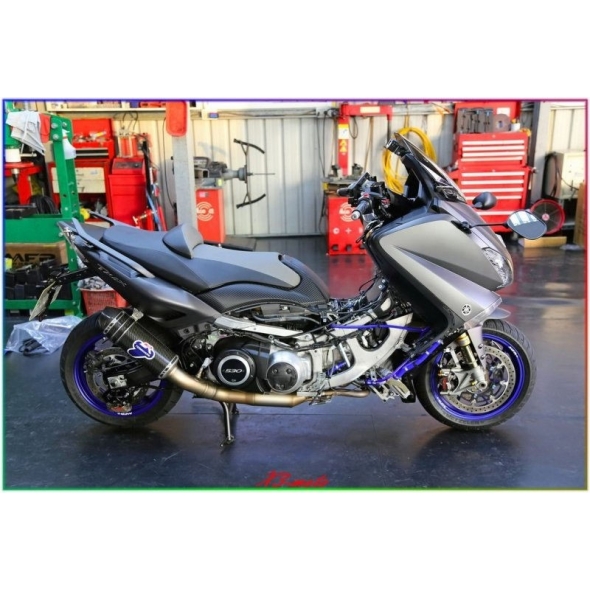 SAMCO SPORT Samco Sport Yamaha TMax 530 10 Piece 2012 - 2014 Samco Sport Silicone Radiator Coolant Hose Kit | YAM-68-BU | samco_YAM-68-BU | euronetbike-net
