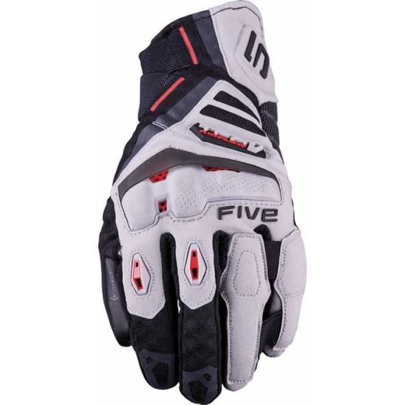 Five gloves FIVE Gloves TFX1 Airflow short grey-black-red | F021728-932 | five_F021728-932-3XL | euronetbike-net