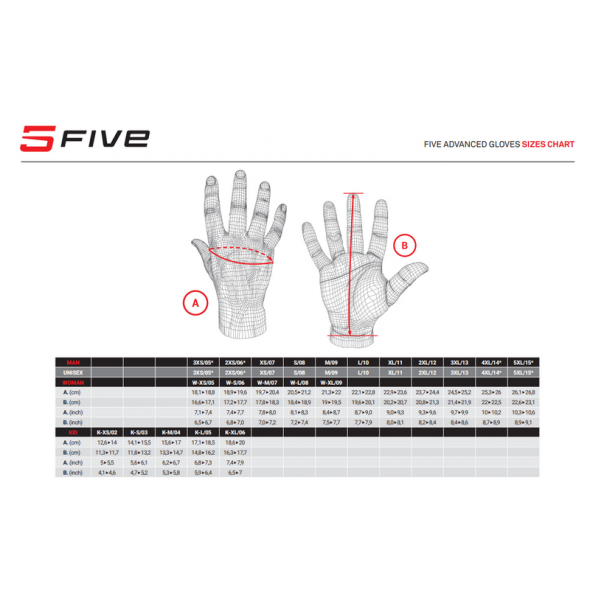 Five gloves FIVE Gloves Stunt Evo 2 Leather white | F022006-001 | five_F022006-001-2XL | euronetbike-net