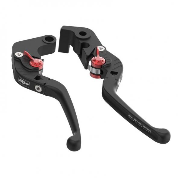 Evotech Performance Evotech Performance Evo Folding Clutch and Brake Lever set | PRN035239-036633 | evp_PRN035239-036633 | euronetbike-net
