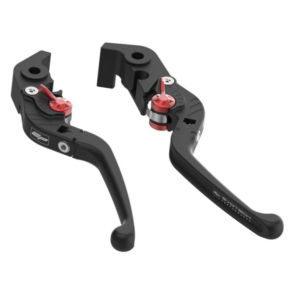 Evotech Performance Evotech Performance Evo Folding Clutch and Brake Lever set | PRN035382-035398 | evp_PRN035382-035398 | euronetbike-net