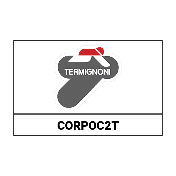 Termignoni TERMIGNONI CENTRAL BODY 2 PIECES TITANIUM | CORPOC2T | ter_CORPOC2T | euronetbike-net