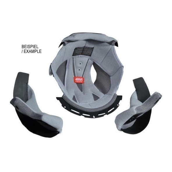 GIVI Parts GIVI Lining + Cheek Pads Black Size Jl | Z233354R | givi_Z233354R | euronetbike-net