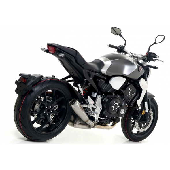 Arrow ARROW HONDA CB 1000R HOMOLOGATED NICHROM PRO RACE SILENCER WITH WELDED LINK PIPE LOW VERSION FOR ORIGINAL AND ARROW COLLECTOR | 71882PRI | arr_71882PRI | euronetbike-net