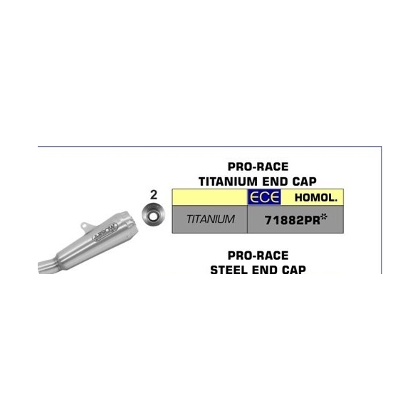 Arrow ARROW HONDA CB 1000R HOMOLOGATED TITANIUM PRO RACE SILENCER WITH WELDED LINK PIPE LOW VERSION FOR ORIGINAL AND ARROW COLLECTOR | 71882PR | arr_71882PR | euronetbike-net