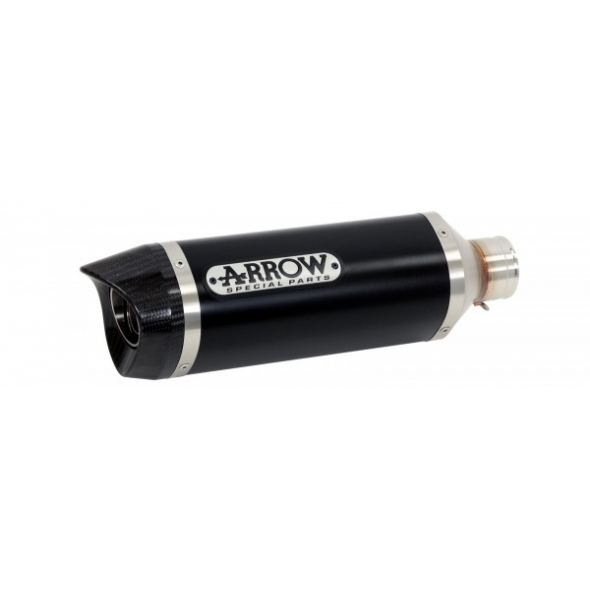Arrow ARROW YAMAHA NIKEN 850 '18/19 HOMOLOGATED THUNDER ALUMINIUM DARK SILENCER | 71900AON | arr_71900AON | euronetbike-net