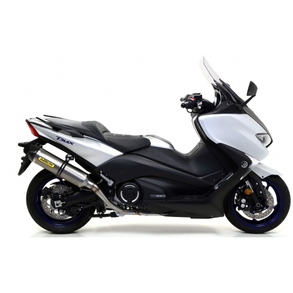Arrow ARROW YAMAHA T-MAX 530 '17 HOMOLOGATED RACE-TECH TITANIUM SILENCER WITH CARBON END CAP FOR ARROW COLLECTOR | 73514PK | arr_73514PK | euronetbike-net