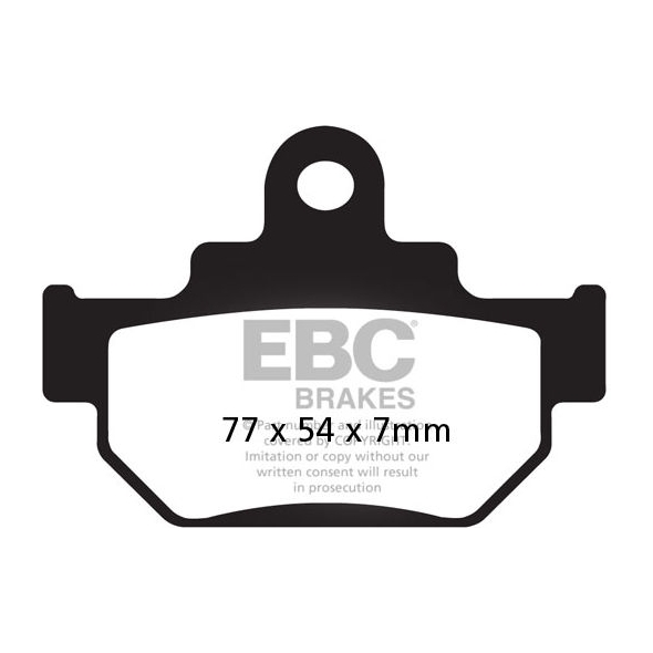 EBC brakes EBC-Brakes R Series Heavy Duty Sintered Brake Pads to fit Front Left | ebc_FA106R | euronetbike-net