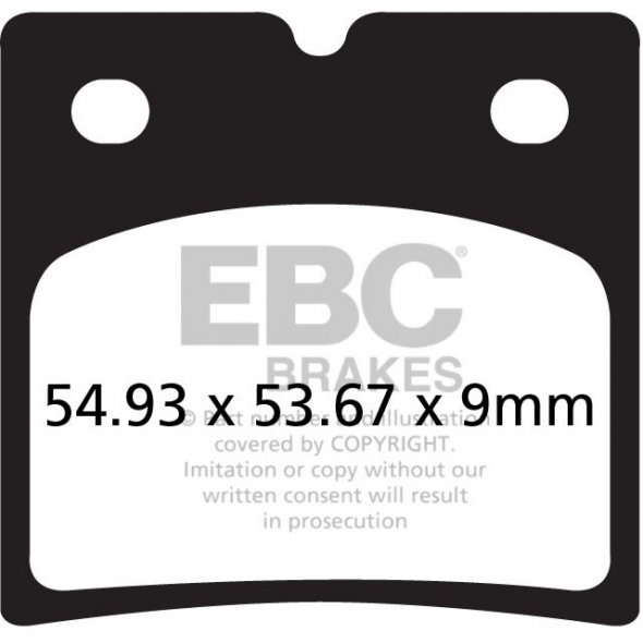 EBC brakes EBC-Brakes USA Made Double-H Series Sintered Brake Pads to fit Rear Right | ebc_FA696 | euronetbike-net