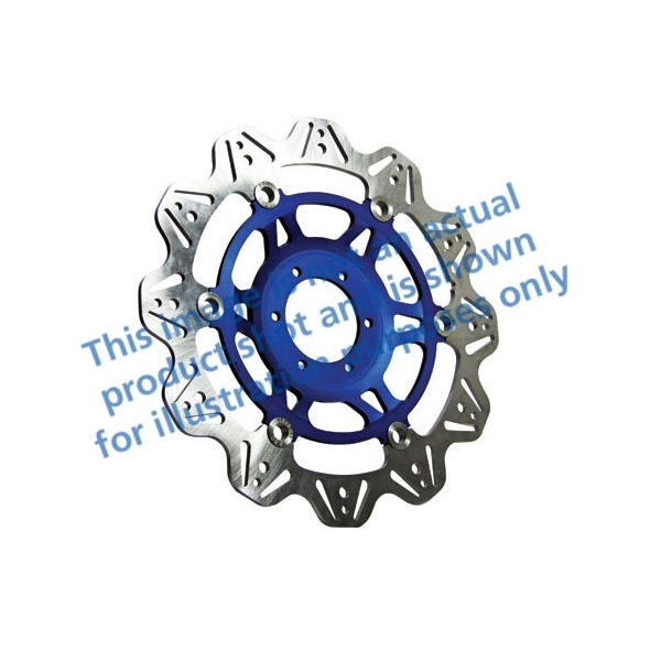 EBC brakes EBC-Brakes Vee-Series Sport Bike Disc (Blue Hub) to fit Front Left | ebc_VR3006BLU | euronetbike-net