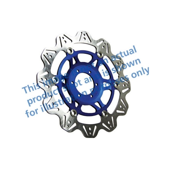 EBC brakes EBC-Brakes Vee-Series Sport Bike Disc (Blue Hub) to fit Front Left | ebc_VR640BLU | euronetbike-net