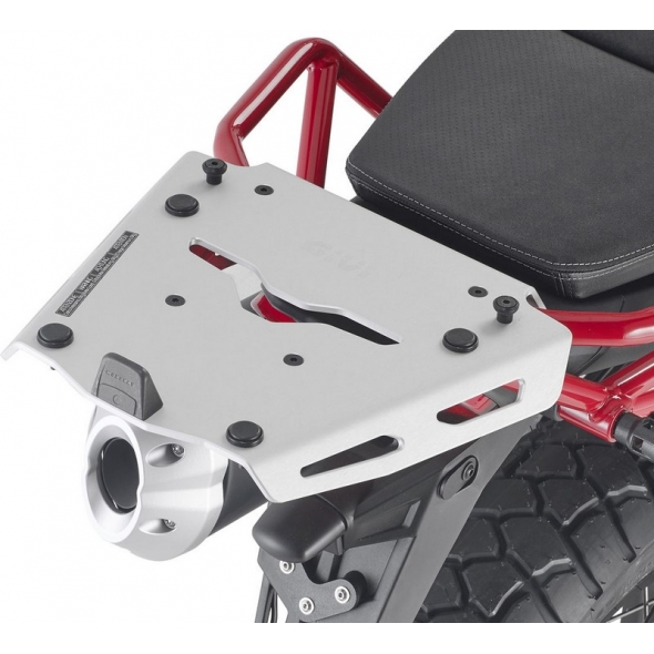 GIVI Parts Givi SRA8203 Moto Guzzi V 85 TT Aluminum Rear Rack specific for Monokey top case | SRA8203 | givi_SRA8203 | euronetbike-net