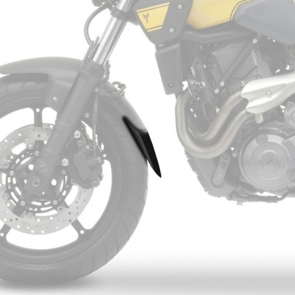 Pyramid Plastics parts Pyramid Plastics Yamaha MT-03 Extenda Fenda Matte Black 2006>2010 | 052155 | pyr_052155 | euronetbike-net