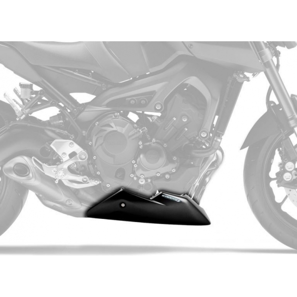 Pyramid Plastics parts Pyramid Plastics Yamaha MT-09 SP Belly Pan Matte Black 2018> | 22132M | pyr_22132M | euronetbike-net