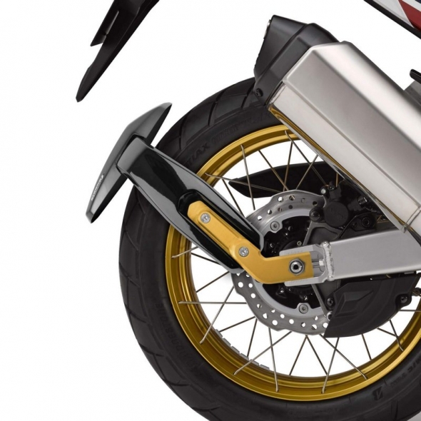 Pyramid Plastics parts Pyramid Plastics Spray Guard Gloss Black + Gold Arm Honda CRF 1000 L Africa Twin 2016>2019 | 085102BG | pyr_085102BG | euronetbike-net