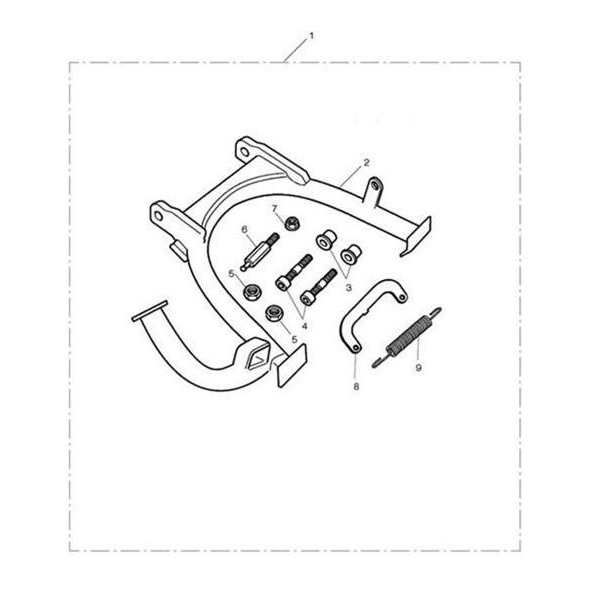 Triumph OEM Parts Triumph Screw Cap Hd M10 X 40 X 1.25 | A9910008 | tri_A9910008 | euronetbike-net