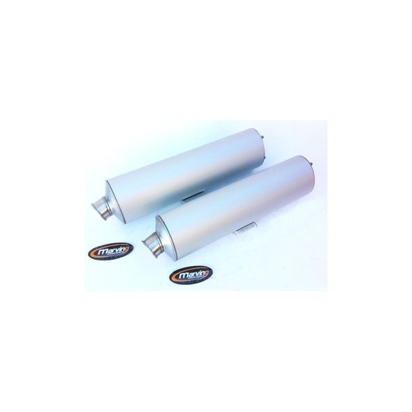 Marving Exhaust MARVING SUPERLINE COUPLE - ALUMINIUM | EU/AL/D748 | mvg_EU-AL-D748 | euronetbike-net