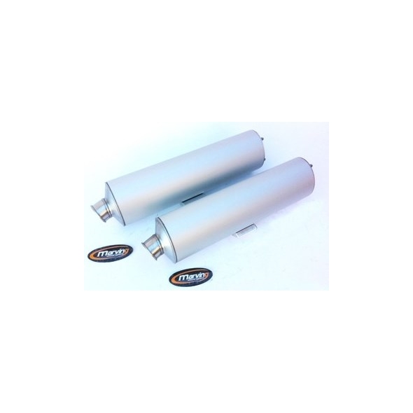 Marving Exhaust MARVING SUPERLINE COUPLE - ALUMINIUM | EU/AL/D996 | mvg_EU-AL-D996 | euronetbike-net