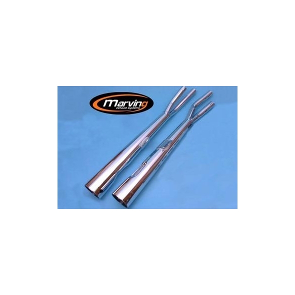 Marving Exhaust MARVING MARVI COUPLE - CHROMIUM | H/2065/BC | mvg_H-2065-BC | euronetbike-net