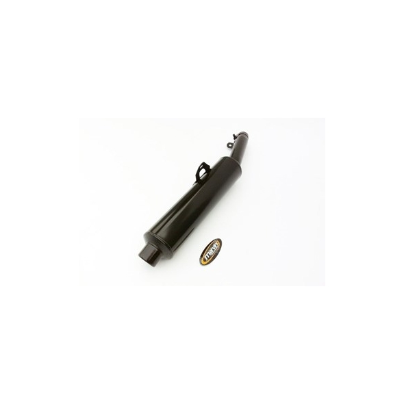 Marving Exhaust MARVING CYLINDRICAL Ø 114 SINGLE - BLACK | H/2088/NC | mvg_H-2088-NC | euronetbike-net