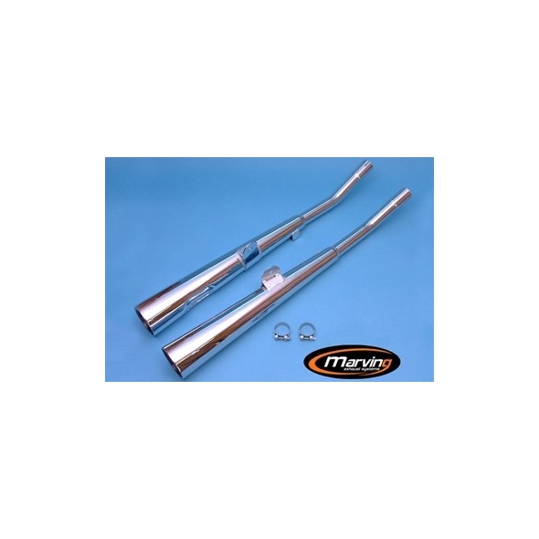 Marving Exhaust MARVING MARVI COUPLE - CHROMIUM | K/2075/BC | mvg_K-2075-BC | euronetbike-net