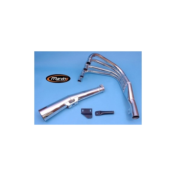 Marving Exhaust MARVING 4/1 MASTER GROUP - CHROMIUM | K/3409/BC | mvg_K-3409-BC | euronetbike-net