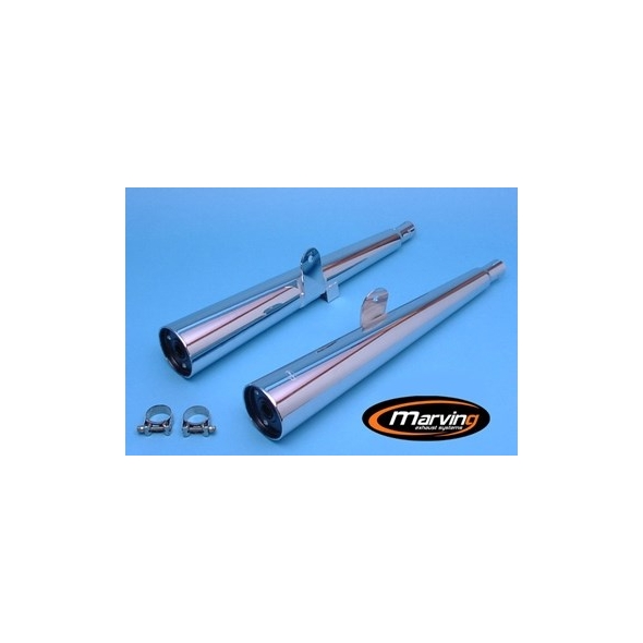 Marving Exhaust MARVING MARVI COUPLE - CHROMIUM | K/2096/BC | mvg_K-2096-BC | euronetbike-net