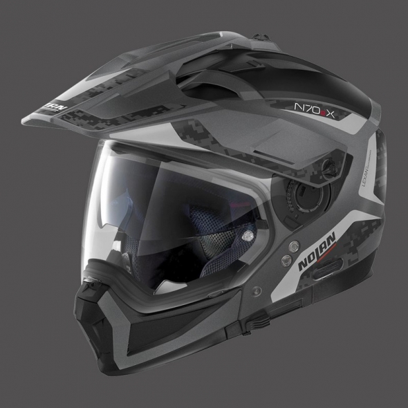 Nolan Nolan Modular Helmet N70.2x Torpedo N-com Grey Lava Grey Matt, XXS | N7X0005470419 | nol_N7X0005470419 | euronetbike-net