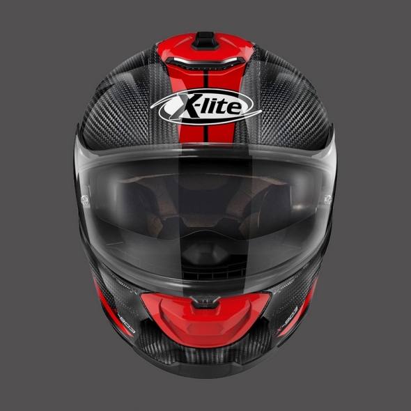 Nolan Nolan Full Face Helmet X-lite X-903 Ultra Carbon Grand Tour N-com Red, XXS | X9U0006220599 | nol_X9U0006220599 | euronetbike-net