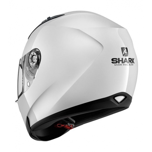 Shark Helmets Shark Full Face Helmet RIDILL BLANK, White azur/WHU, Size XS | HE0500EWHUXS / HE0500WHUXS | sh_HE0500EWHUS | euronetbike-net