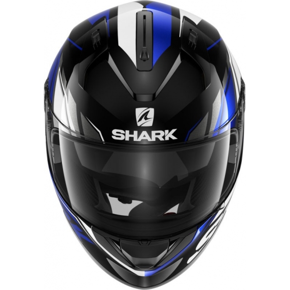 Shark Helmets Shark Full Face Helmet RIDILL 1.2 PHAZ, Black Blue White/KBW, Size XS | HE0533EKBWXS / HE0533KBWXS | sh_HE0533EKBWXS | euronetbike-net