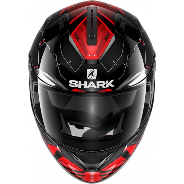 Shark Helmets Shark Full Face Helmet RIDILL 1.2 MECCA, Black red silver/KRS, Size XS | HE0537EKRSXS / HE0537KRSXS | sh_HE0537EKRSS | euronetbike-net