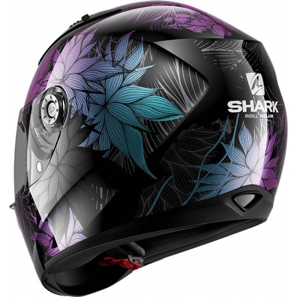 Shark Helmets Shark Full Face Helmet RIDILL 1.2 NELUM, Black Glitter Black/KXK, Size XS | HE0545EKXKXS / HE0545KXKXS | sh_HE0545EKXKS | euronetbike-net
