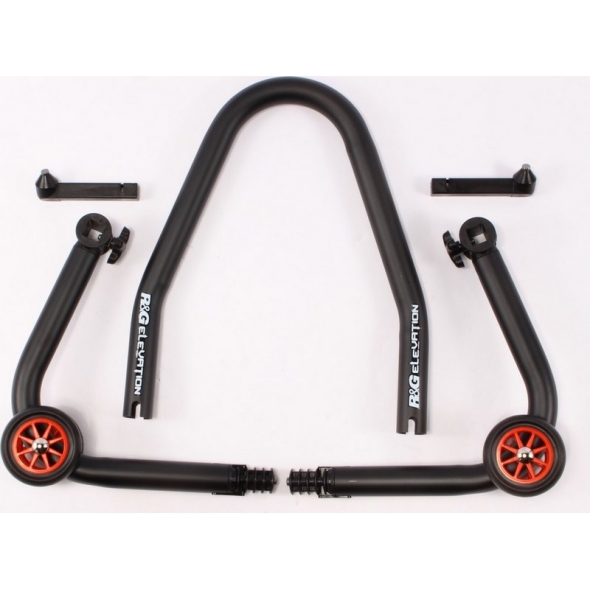 R&G Racing R&G Racing Paddock Stand, front, Black | PADD-FRONT-BK | rg_PADD-FRONT-BK | euronetbike-net