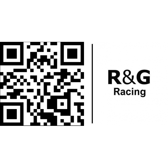 R&G Racing R&G Racing Rear Footrest Blanking Plates (PAIR), Black | BLP0031BK | rg_BLP0031BK | euronetbike-net