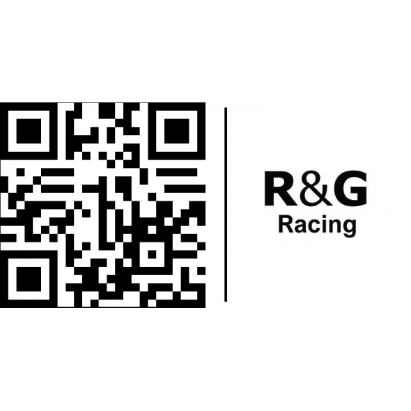 R&G Racing R&G Racing Exhaust Hanger + Footrest Blanking Plate set, Black | EH0050BKA | rg_EH0050BKA | euronetbike-net