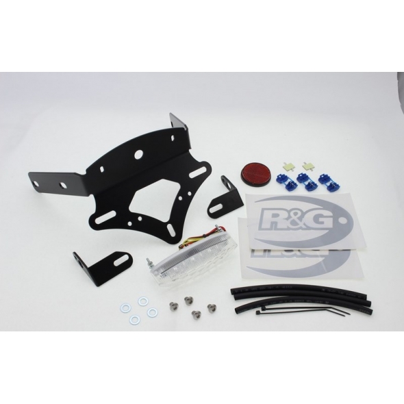 R&G Racing R&G Racing Tail Tidy / Licence Plate Holder, Black | LP0122BK | rg_LP0122BK | euronetbike-net