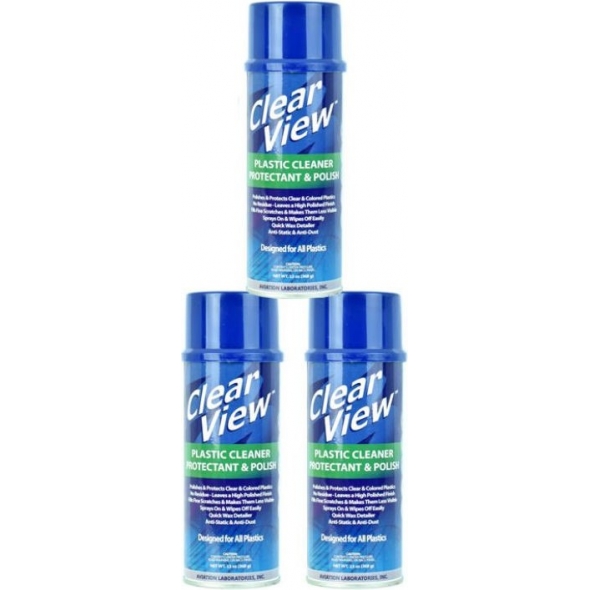 Pyramid Plastics parts Pyramid Plastics Pyramid Clearview Plastic Polish and Protector 12 x 13oz Cans | 08056 | pyr_08056 | euronetbike-net