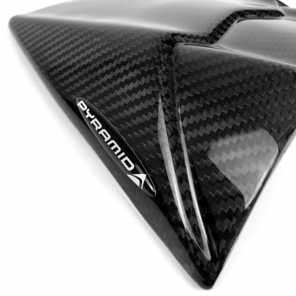 Pyramid Plastics parts Pyramid Plastics Hugger Extension | Carbon | Yamaha Tracer 900 GT 2018> | 072446A | pyr_072446A | euronetbike-net