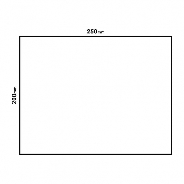 Pyramid Plastics parts Pyramid Plastics Universal Number Plate Backing | Matte Black | 08305 | pyr_08305 | euronetbike-net