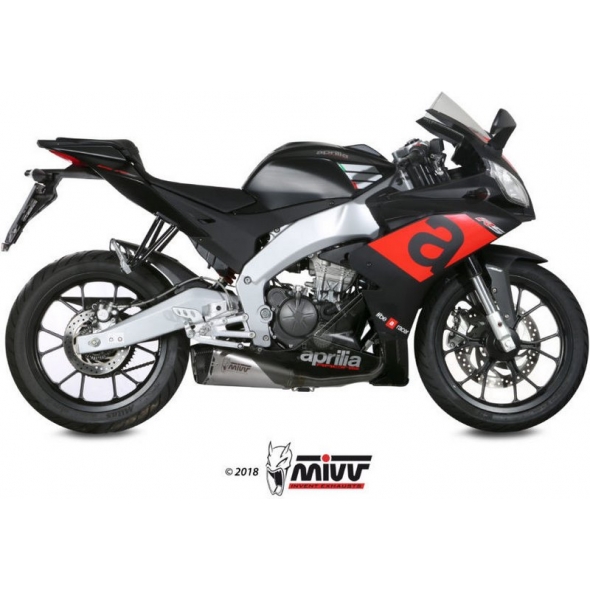 Mivv silencers Mivv SPORT DELTA RACE SLIP-ON Muffler STAINLESS STEEL for APRILIA RS 125 (4 stroke) 2017 ECE approved (Euro4) Catalyzer is included | A.011.LDRX | mivv_A011LDRX | euronetbike-net