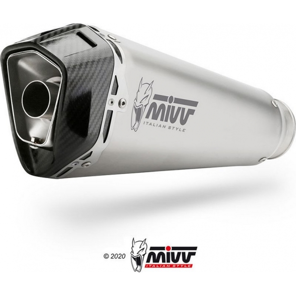 Mivv silencers Mivv SPORT DELTA RACE SLIP-ON Muffler STAINLESS STEEL for BMW F 750 GS 2018 ECE approved (Euro4) | B.033.LDRX | mivv_B033LDRX | euronetbike-net