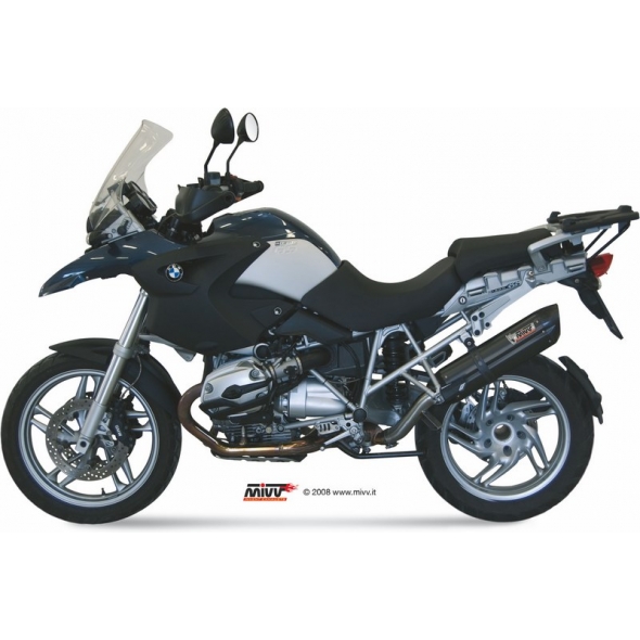 Mivv silencers Mivv SPORT SUONO SLIP-ON Muffler BLACK STAINLESS STEEL for BMW R 1200 GS 2004 - 2007 EC approved | B.002.L9 | mivv_B002L9 | euronetbike-net