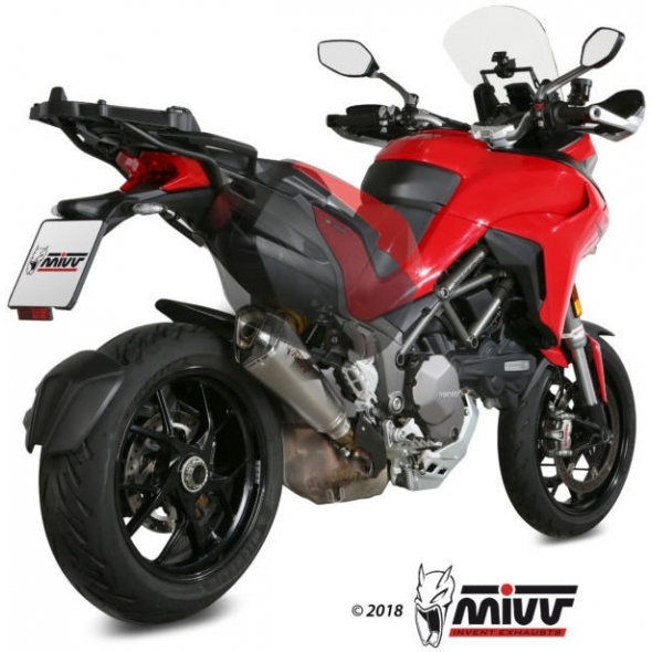 Mivv silencers Mivv SPORT DELTA RACE SLIP-ON Muffler STAINLESS STEEL for DUCATI MULTISTRADA 1200 2015 - 2017 ECE approved (Euro3/Euro4) | D.034.LDRX | mivv_D034LDRX | euronetbike-net